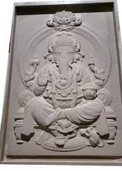 Gwalior Mint Sandstone Ganesh carving